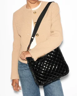 MZ Wallace Metro|Crossbody|Box Metro Crossbody BlackLacquer
