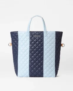 MZ Wallace Metro|Totes|Cabana Tote Dawn/CrystalBlue