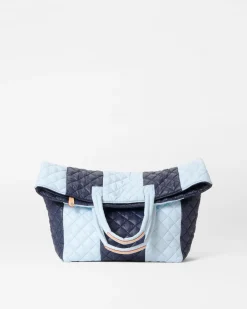 MZ Wallace Metro|Totes|Cabana Tote Dawn/CrystalBlue
