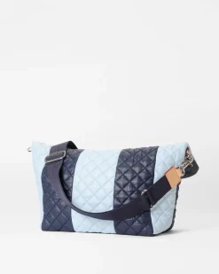 MZ Wallace Metro|Totes|Cabana Tote Dawn/CrystalBlue
