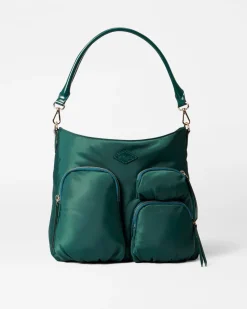 MZ Wallace Chelsea|Shoulders|Chelsea Hobo Emerald
