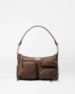 MZ Wallace Shoulders|Chelsea|Chelsea Petite Shoulder Walnut
