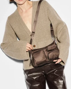 MZ Wallace Shoulders|Chelsea|Chelsea Petite Shoulder Walnut