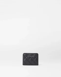 MZ Wallace Accessories|MZW Exclusives|Crosby Card Case BlackRec