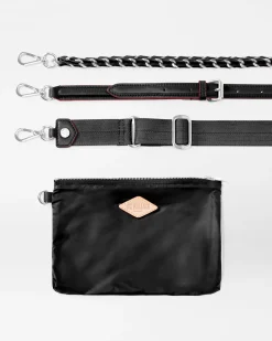 MZ Wallace Crosby|Crossbody|Crosby Crossbody BlackRec