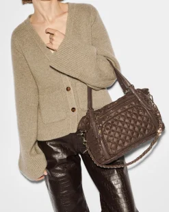 MZ Wallace Totes|MZW Exclusives|Crosby Everywhere Tote Walnut