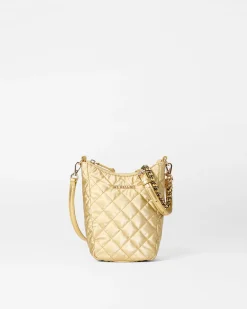 MZ Wallace Crosby|Crossbody|Crosby Go LightGoldPearlMetallic