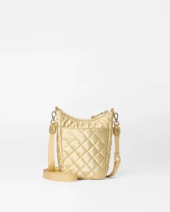 MZ Wallace Crosby|Crossbody|Crosby Go LightGoldPearlMetallic