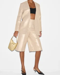 MZ Wallace Crosby|Crossbody|Crosby Go LightGoldPearlMetallic