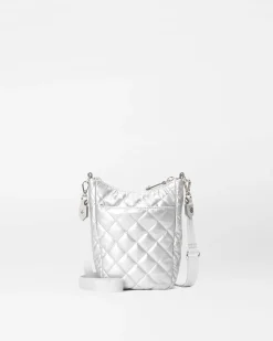 MZ Wallace Crosby|Crossbody|Crosby Go MatteSilver