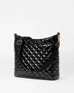 MZ Wallace Crosby|Shoulders|Crosby Hobo BlackLacquer