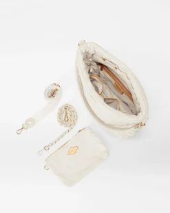MZ Wallace Crosby|Shoulders|Crosby Hobo Sandshell
