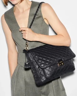 MZ Wallace Crosby|Crossbody|Crosby Lock Large Crossbody Black