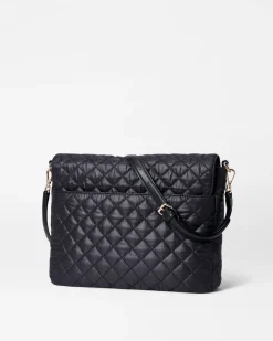 MZ Wallace Crosby|Crossbody|Crosby Lock Large Crossbody Black