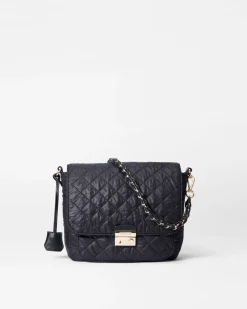 MZ Wallace Crosby|Crossbody|Crosby Lock Medium Crossbody Black