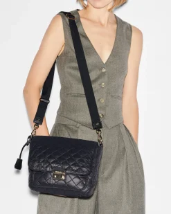MZ Wallace Crosby|Crossbody|Crosby Lock Medium Crossbody Black