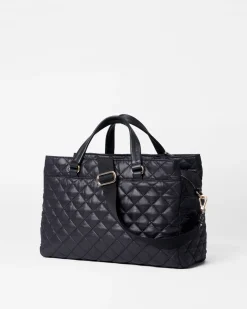 MZ Wallace Work|Shoulders|Crosby Lock Satchel Black