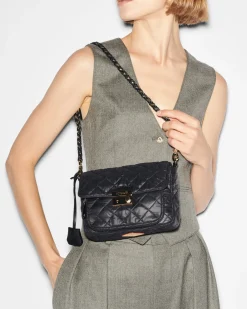 MZ Wallace Crosby|Crossbody|Crosby Lock Small Crossbody Black