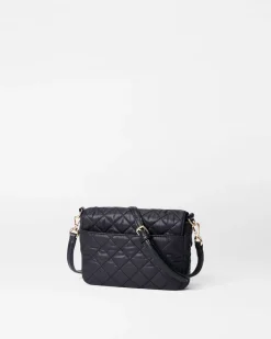 MZ Wallace Crosby|Crossbody|Crosby Lock Small Crossbody Black