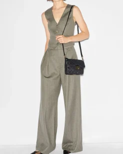 MZ Wallace Crosby|Crossbody|Crosby Lock Small Crossbody Black
