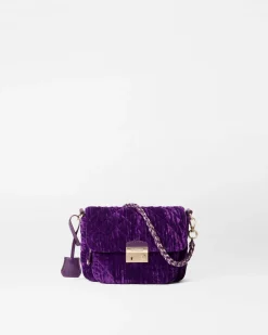 MZ Wallace Crosby|Crossbody|Crosby Lock Small Crossbody VelvetAmethyst