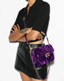 MZ Wallace Crosby|Crossbody|Crosby Lock Small Crossbody VelvetAmethyst