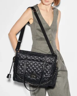 MZ Wallace Crosby|Totes|Crosby Lock Tote Black