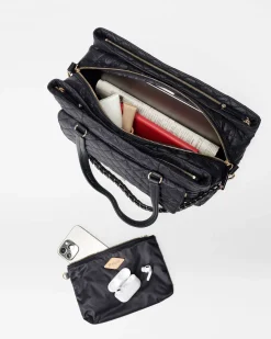 MZ Wallace Crosby|Totes|Crosby Lock Tote Black