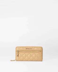 MZ Wallace Crosby|Accessories|Crosby Long Wallet Camel