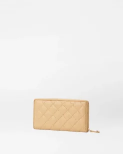 MZ Wallace Crosby|Accessories|Crosby Long Wallet Camel