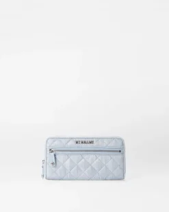MZ Wallace Crosby|Accessories|Crosby Long Wallet Chambray