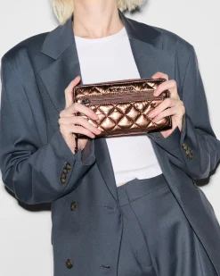 MZ Wallace Crosby|Accessories|Crosby Long Wallet CopperMetallicLacquer