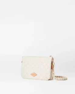 MZ Wallace Crosby|Crossbody|Crosby Pippa Sandshell