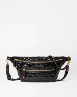 MZ Wallace Crosby|Belt Bags & Slings|Crosby Sling BlackLacquer