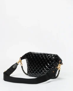 MZ Wallace Crosby|Belt Bags & Slings|Crosby Sling BlackLacquer
