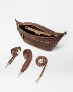 MZ Wallace Crosby|Belt Bags & Slings|Crosby Sling Walnut