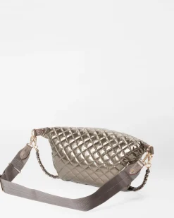 MZ Wallace Crosby|Belt Bags & Slings|Crosby Sling MoondustMetallicLacquer