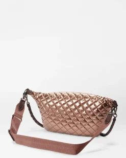 MZ Wallace Crosby|Belt Bags & Slings|Crosby Sling CopperMetallicLacquer