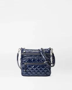 MZ Wallace Crosby|Crossbody|Downtown Crosby NavyLacquer