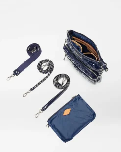 MZ Wallace Crosby|Crossbody|Downtown Crosby NavyLacquer