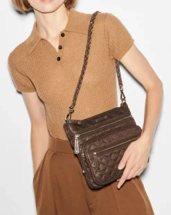 MZ Wallace Crosby|Crossbody|Downtown Crosby Walnut