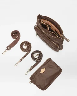 MZ Wallace Crosby|Crossbody|Downtown Crosby Walnut
