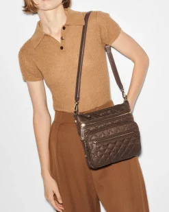 MZ Wallace Crosby|Crossbody|Downtown Crosby Walnut