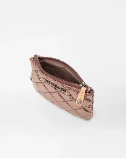 MZ Wallace Metro|Accessories|Flat Metro Key Pouch CopperMetallicLacquer