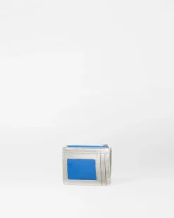 MZ Wallace Accessories|MZW Exclusives|ID Card Case SilverMetallic