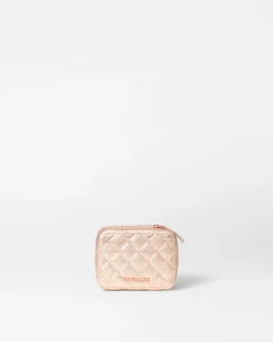 MZ Wallace Accessories|Jewelry Box RoseGoldMetallicLeather