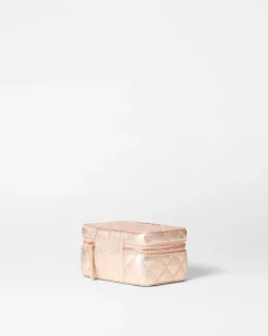 MZ Wallace Accessories|Jewelry Box RoseGoldMetallicLeather