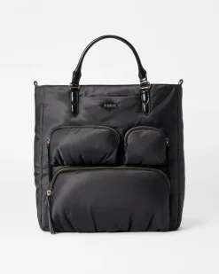 MZ Wallace Chelsea|Totes|Large Chelsea Top Handle Tote Black