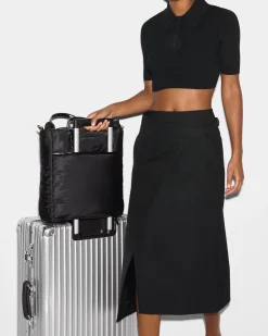 MZ Wallace Chelsea|Totes|Large Chelsea Top Handle Tote Black