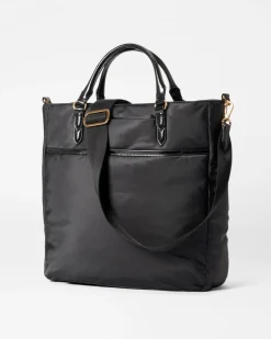 MZ Wallace Chelsea|Totes|Large Chelsea Top Handle Tote Black